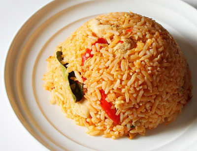 screenshot of tom yum fried rice