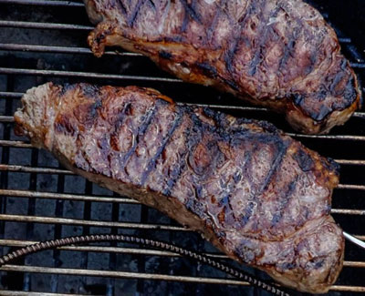 George Foreman Grilled New York Strip Steak Recipe