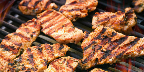 screenshot of boneless skinless george foreman grilled chicken breast