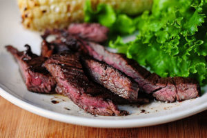 George Foreman Grilled Skirt Steak with Fiesta Corn Salsa Recipe – Noor ...